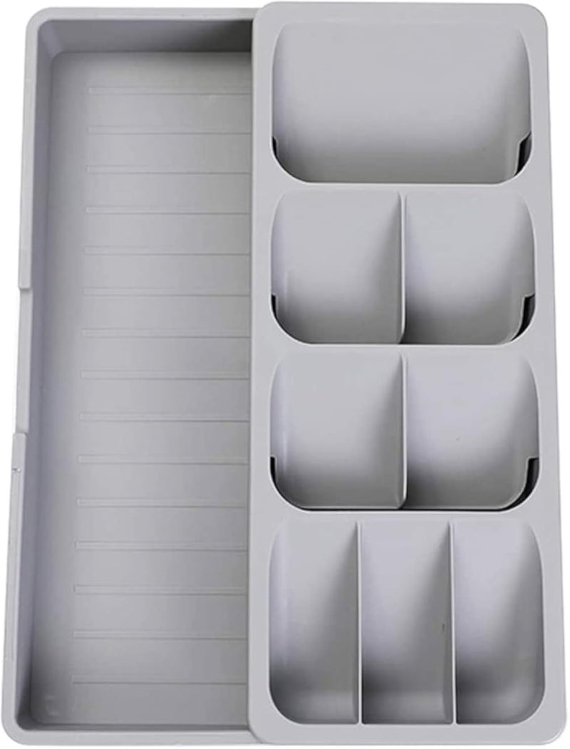 TAME Faridabio Silverware Organizer Storage Tray,Cutlery Expandable Organizer for Kitchen Drawer Holding Flatware Spoons Forks